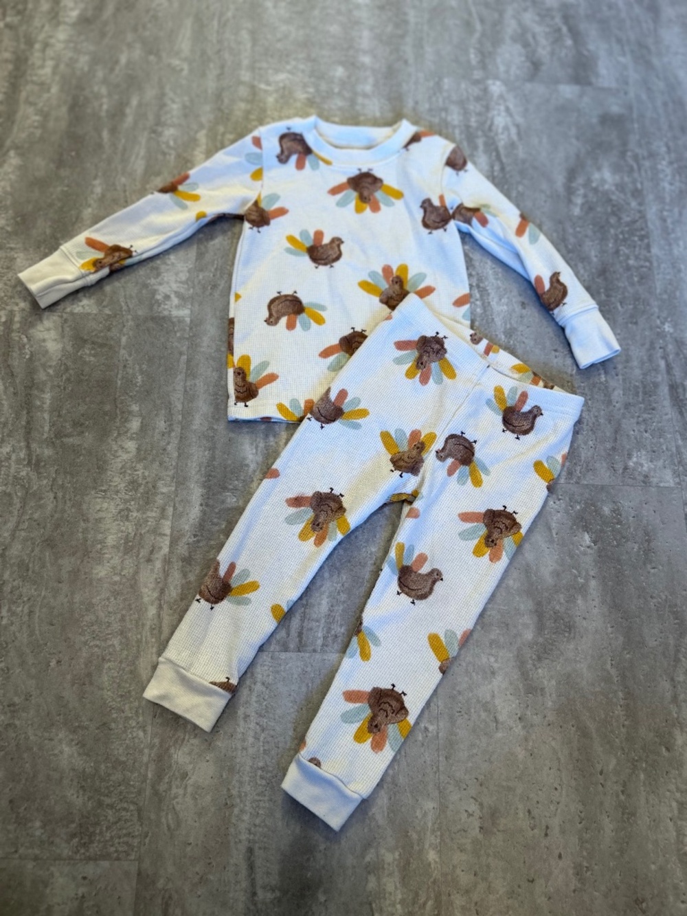 18m thanksgiving turkey pajamas